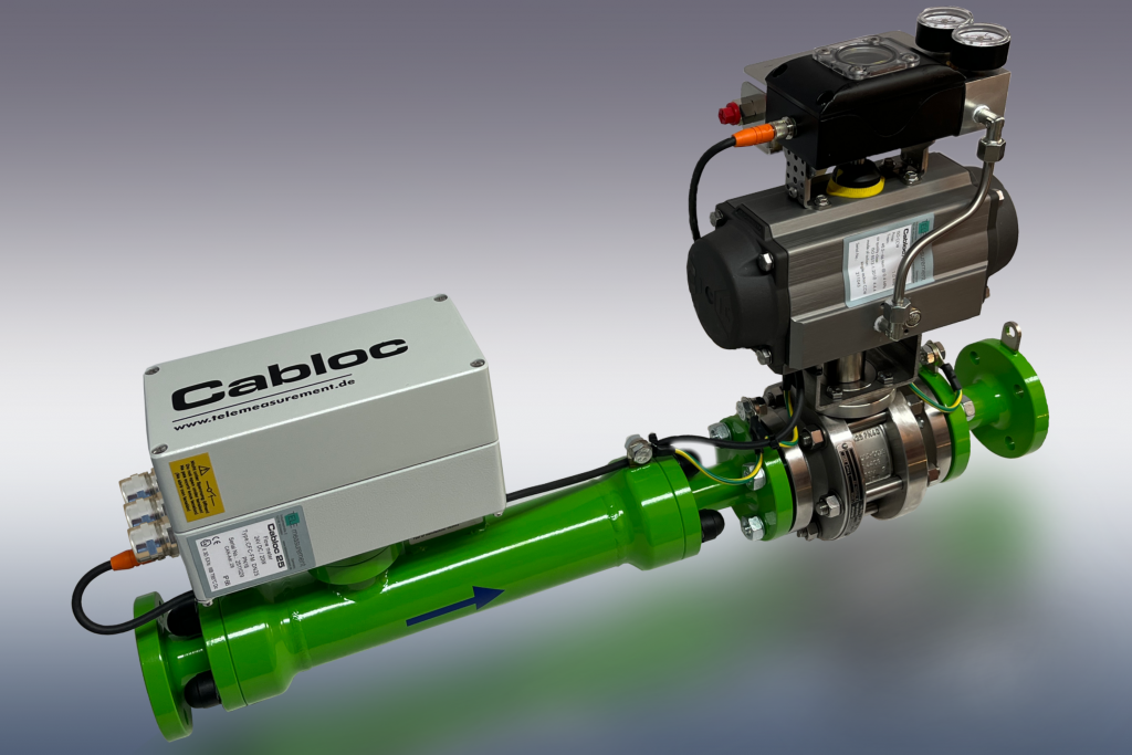 Complete coal flow line control with CABLOC flow meter and CFC valve control